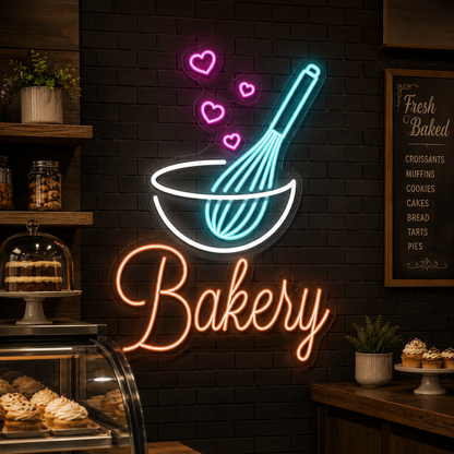 Bakery LED Neon Sign Living Room Decor - 02 High-Converting Product Image