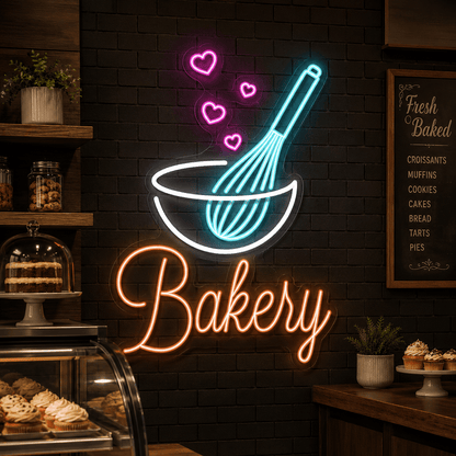 Bakery LED Neon Sign Living Room Decor - Shineneon
