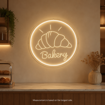 Bakery LED Neon Sign Wall Art - 04 Size Image