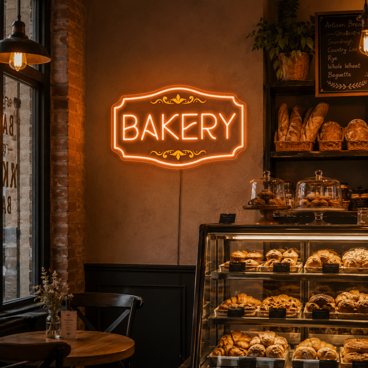 Bakery LED Neon Sign Wall Neon Sign - 03 Real Lifestyle Scene