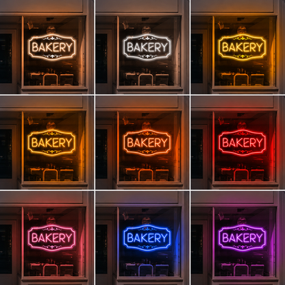 Bakery LED Neon Sign Wall Neon Sign - 05 Color Grid