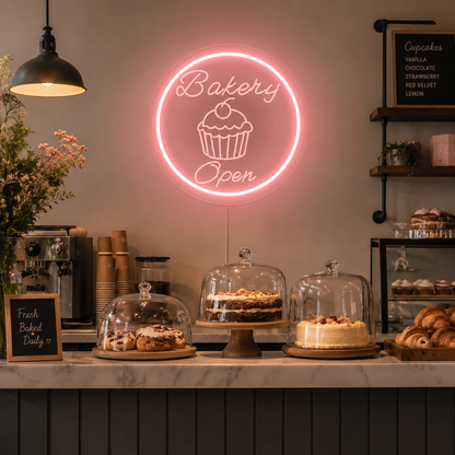 Bakery Open LED Neon Sign Wall Neon Sign - 02 High-Converting Product Image