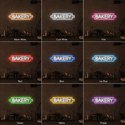 Bakery Room Decor LED Neon Sign - 05 Color Grid