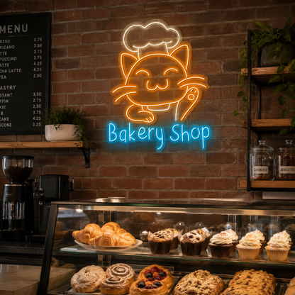 Bakery Shop LED Neon Sign - 03 Real Lifestyle Scene