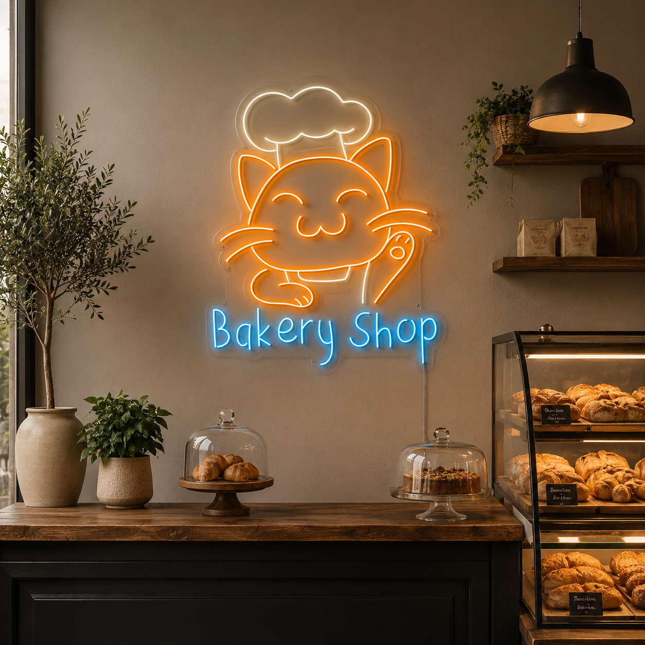 Bakery Shop LED Neon Sign - 04 Size Image