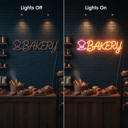 Bakery Wall Art LED Neon Sign - Shineneon