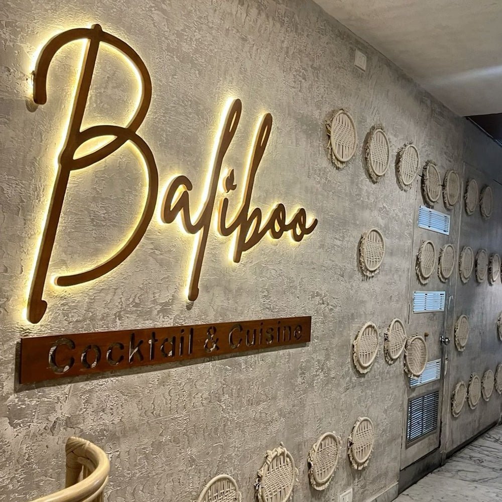 Baliboo 3D Backlit Channel Letters Led Light Sign - Shineneon