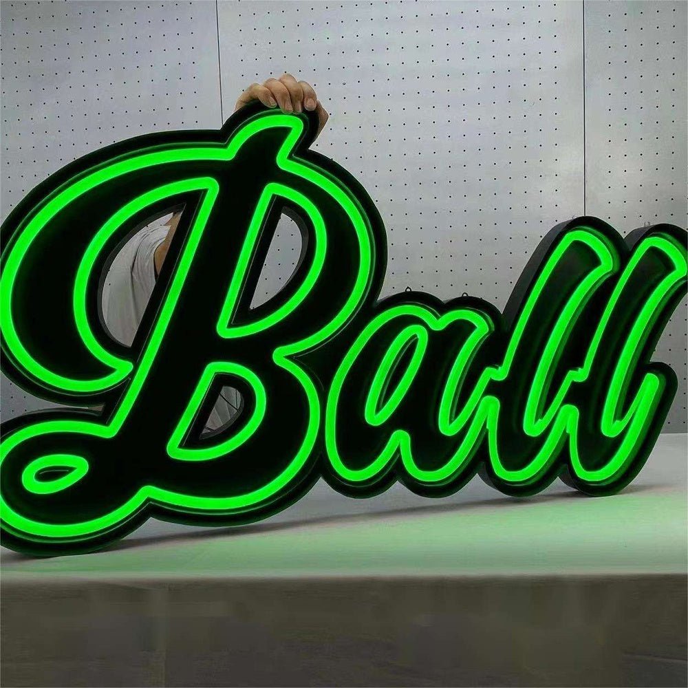 Ball 3D Frontlit Channel Letters Led Light Sign - Shineneon