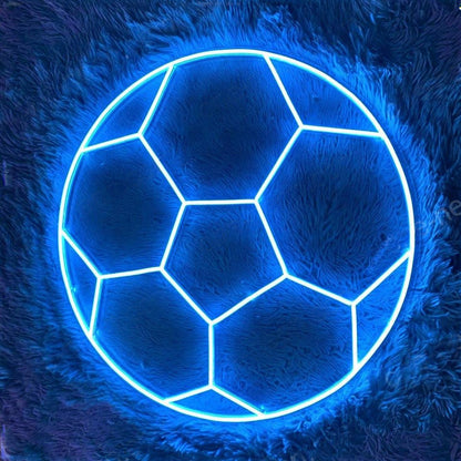 Ball Red-Yellow Football Led Neon Sign For Sports Bar Home Decor | Shineneon