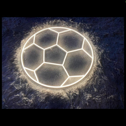 Ball Red-Yellow Football Led Neon Sign For Sports Bar Home Decor | Shineneon