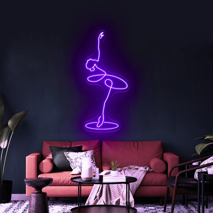 Ballerina Led Neon Sign