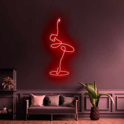 Ballerina Led Neon Sign