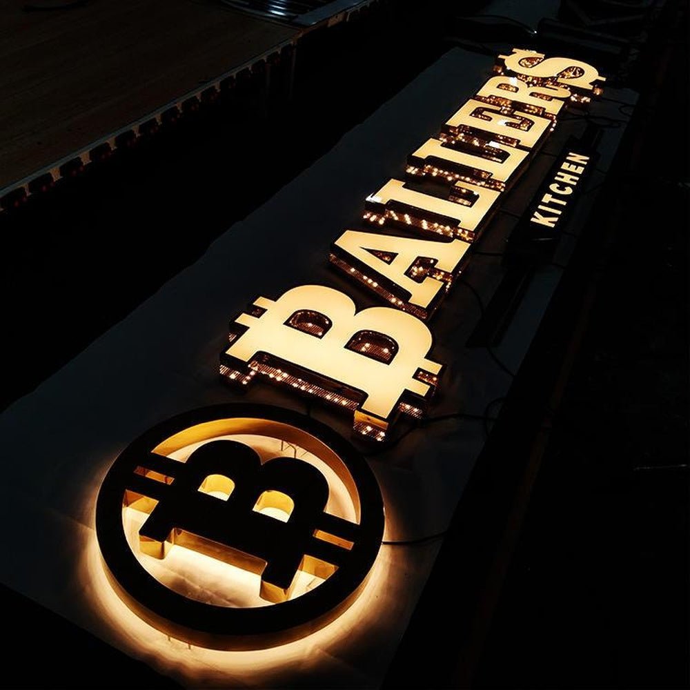 Ballers 3D Front And Back Lit Letters Metal Led Sign - Shineneon