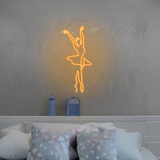 Ballet Dancer Neon Sign