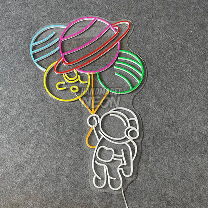 Balloon Astronaut Led Neon Sign | Shineneon