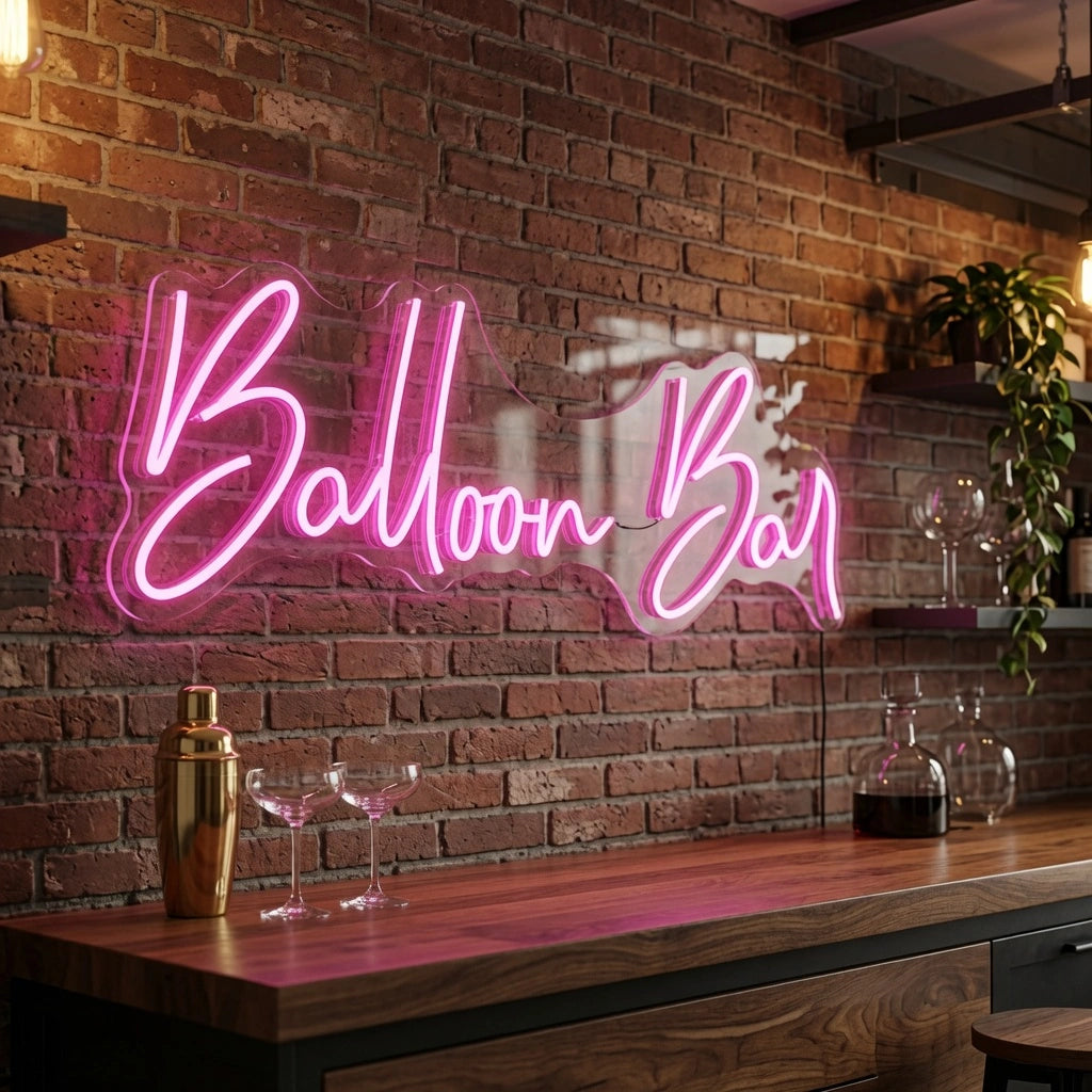 Balloon Blvd LED Neon Sign - 03 Real Lifestyle Scene