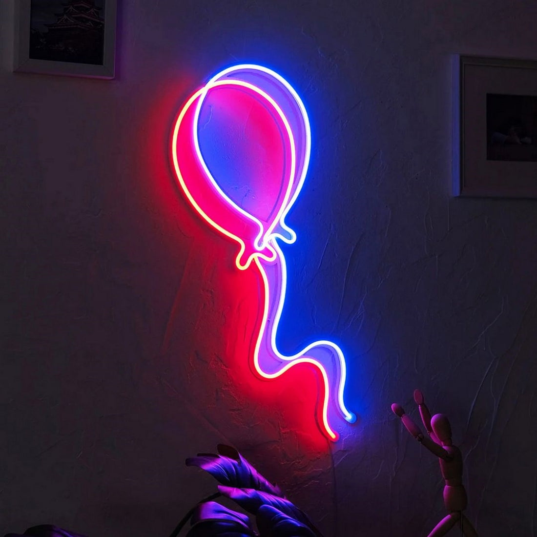 Balloons Led Sign Business Neon Signs Wall Art