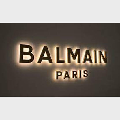 Balmain Paris 3D Backlit Channel Letters Led Light Sign - Shineneon