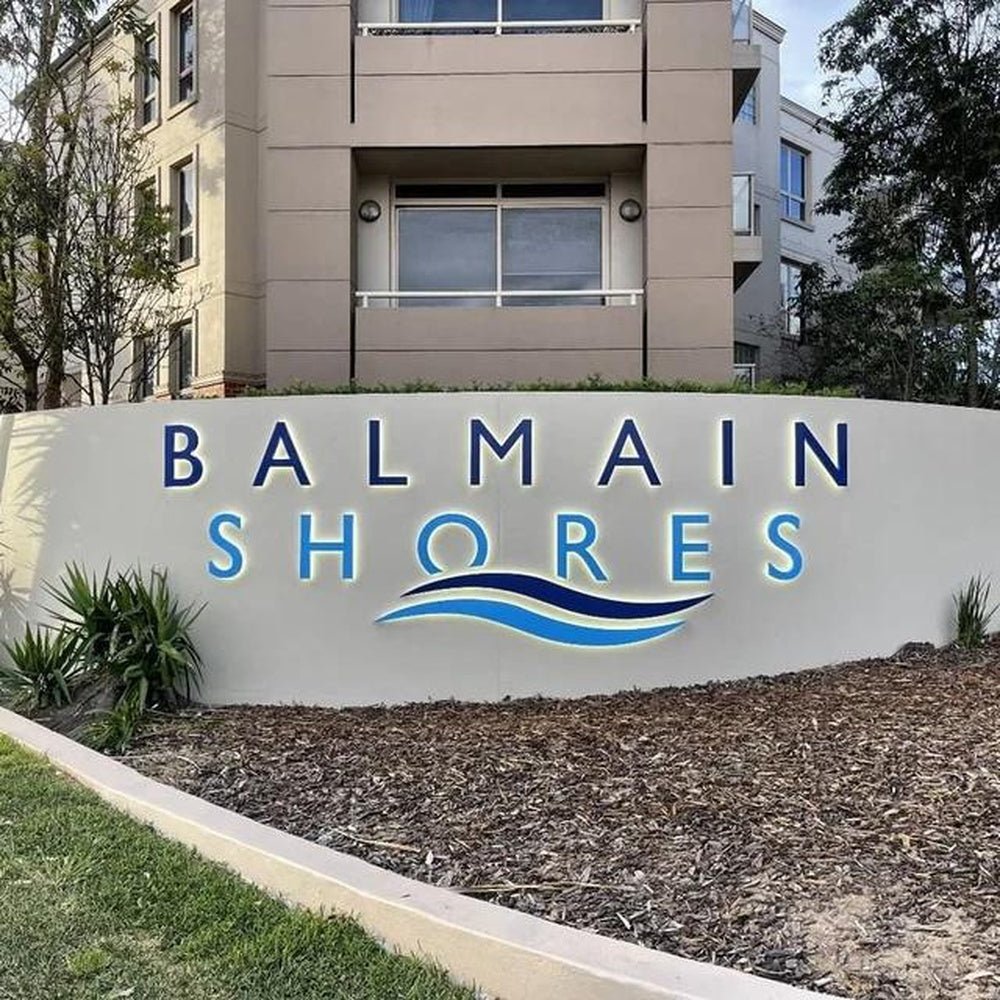 Balmain Shores 3D Backlit Letters Business Metal Led Sign - Shineneon