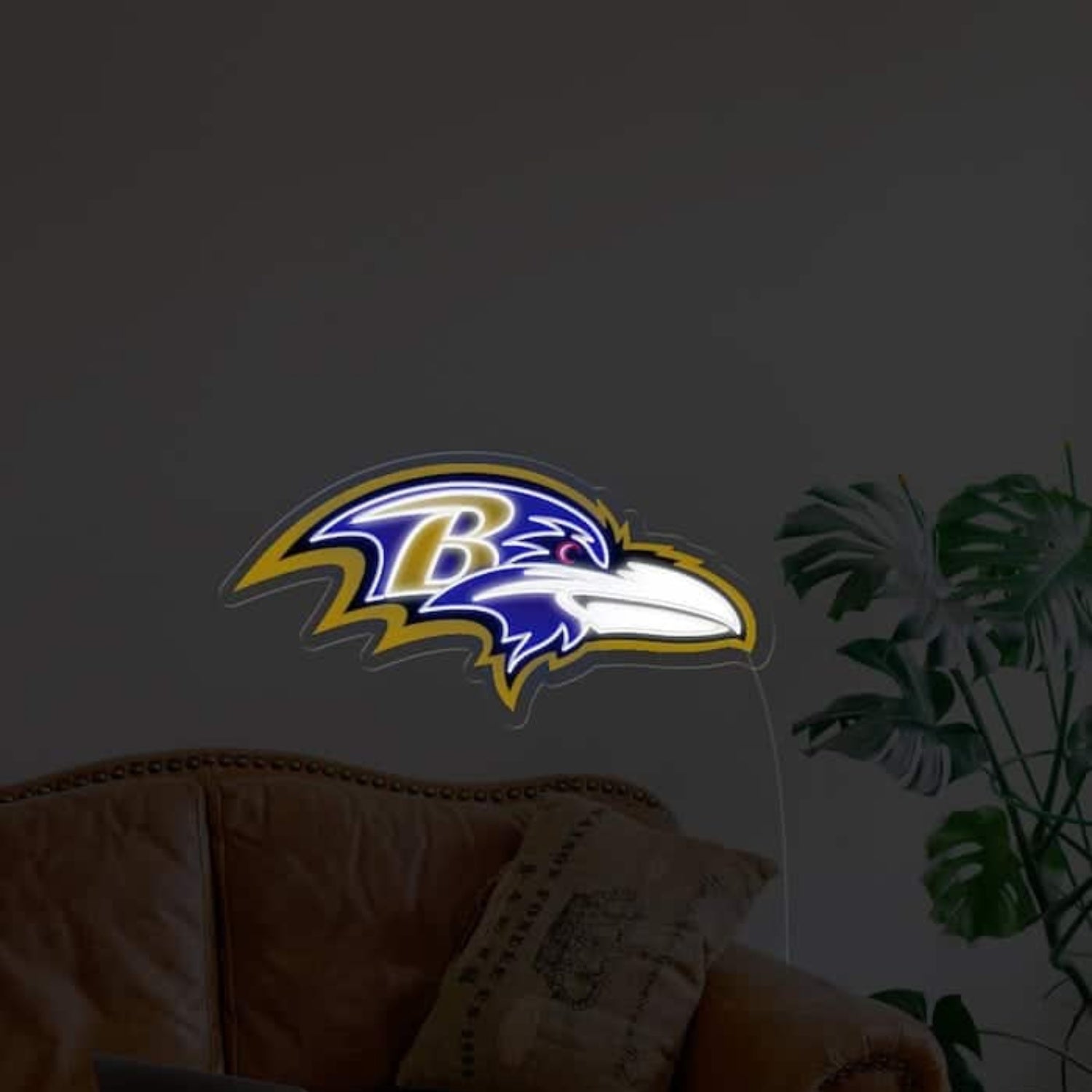 Baltimore Ravens Led Neon Sign Wall Art | Shineneon