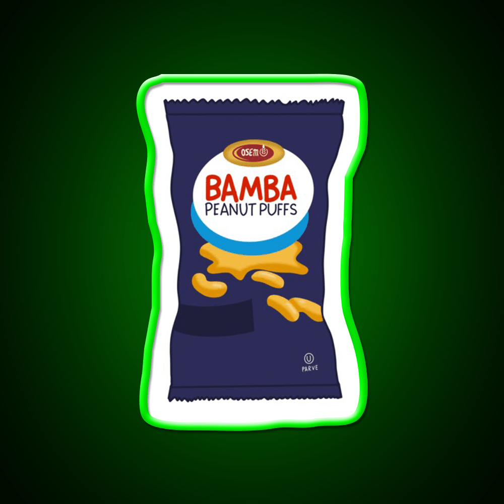 Bamba Cartoon Snack Food Led Neon Sign Rgb Color - Shineneon
