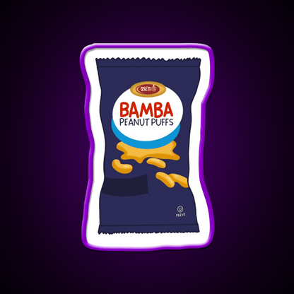 Bamba Cartoon Snack Food Led Neon Sign Rgb Color - Shineneon
