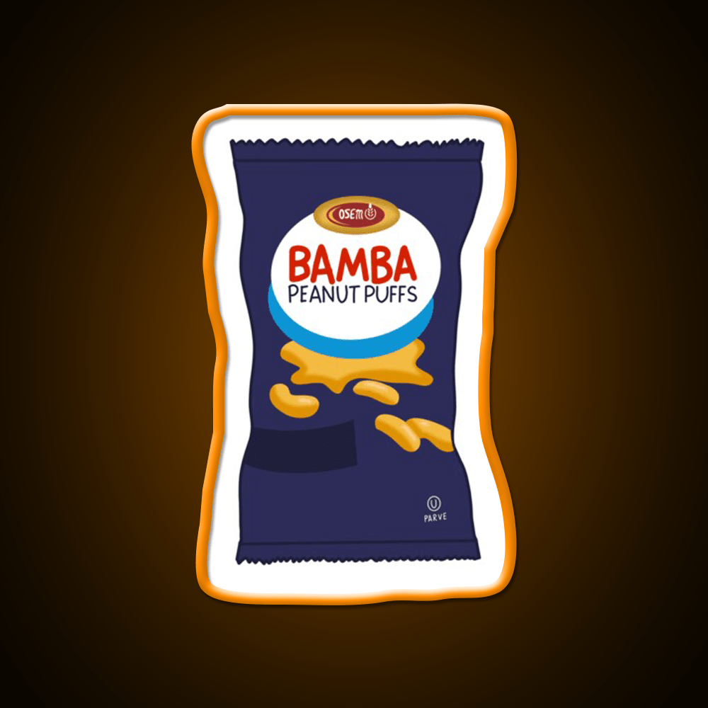 Bamba Cartoon Snack Food Led Neon Sign Rgb Color - Shineneon