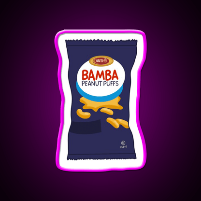 Bamba Cartoon Snack Food Led Neon Sign Rgb Color - Shineneon