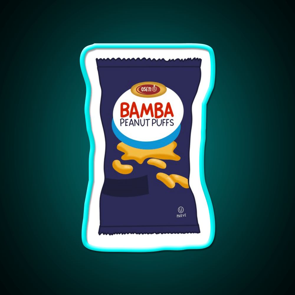 Bamba Cartoon Snack Food Led Neon Sign Rgb Color - Shineneon