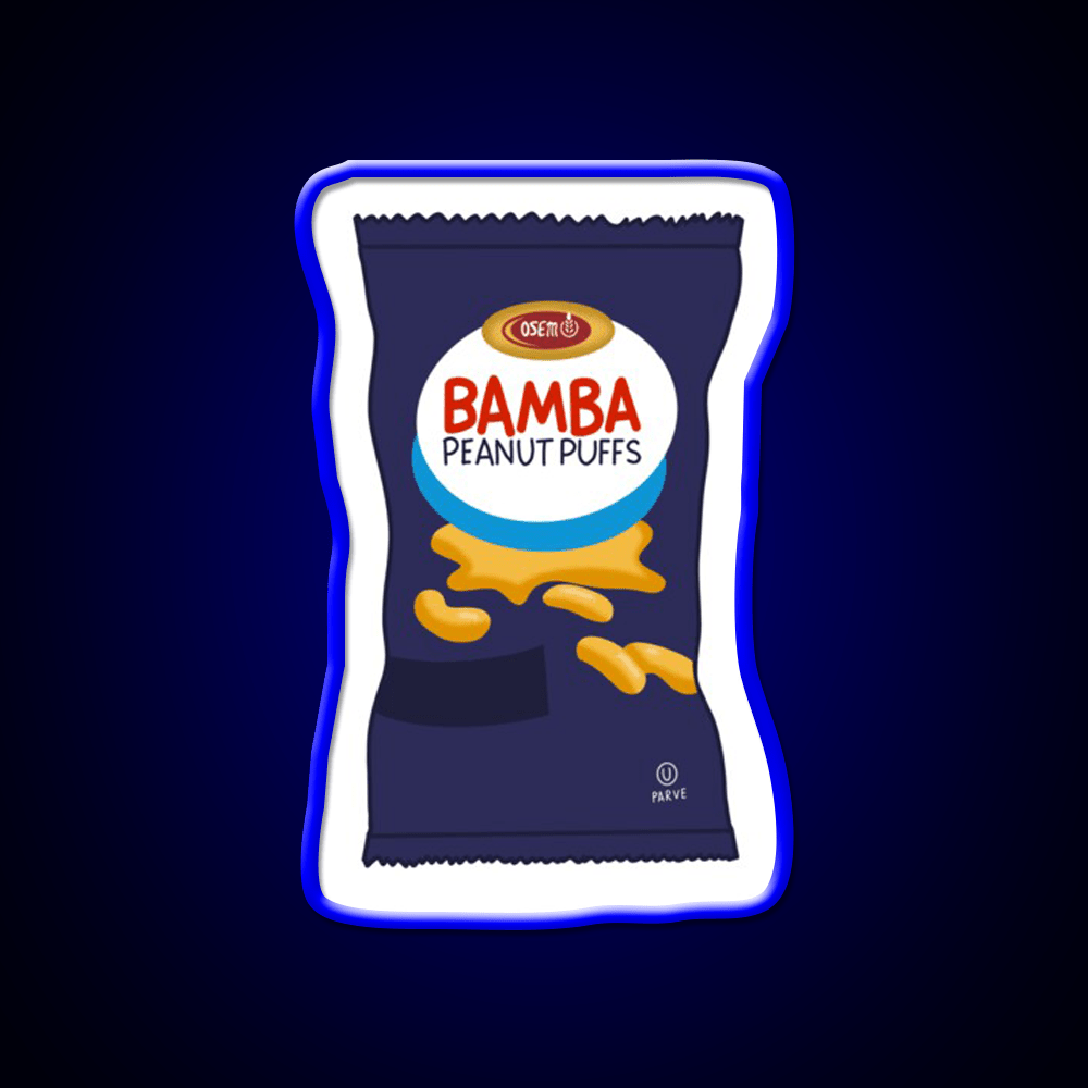 Bamba Cartoon Snack Food Led Neon Sign Rgb Color - Shineneon