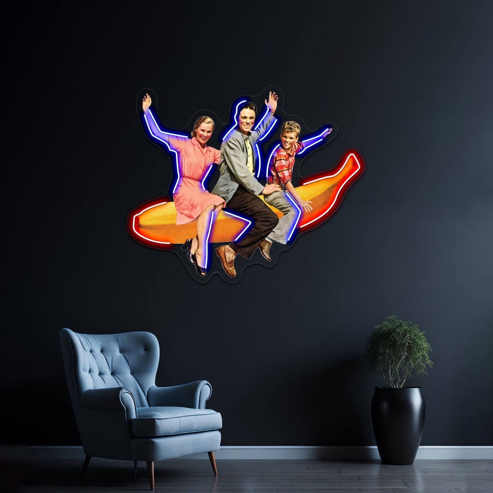Banana Boat Artwork Led Neon Sign - Shineneon