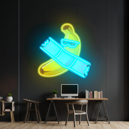 Banana Chilling Custom Led Signs Artwork For Sale - Size and dimension reference