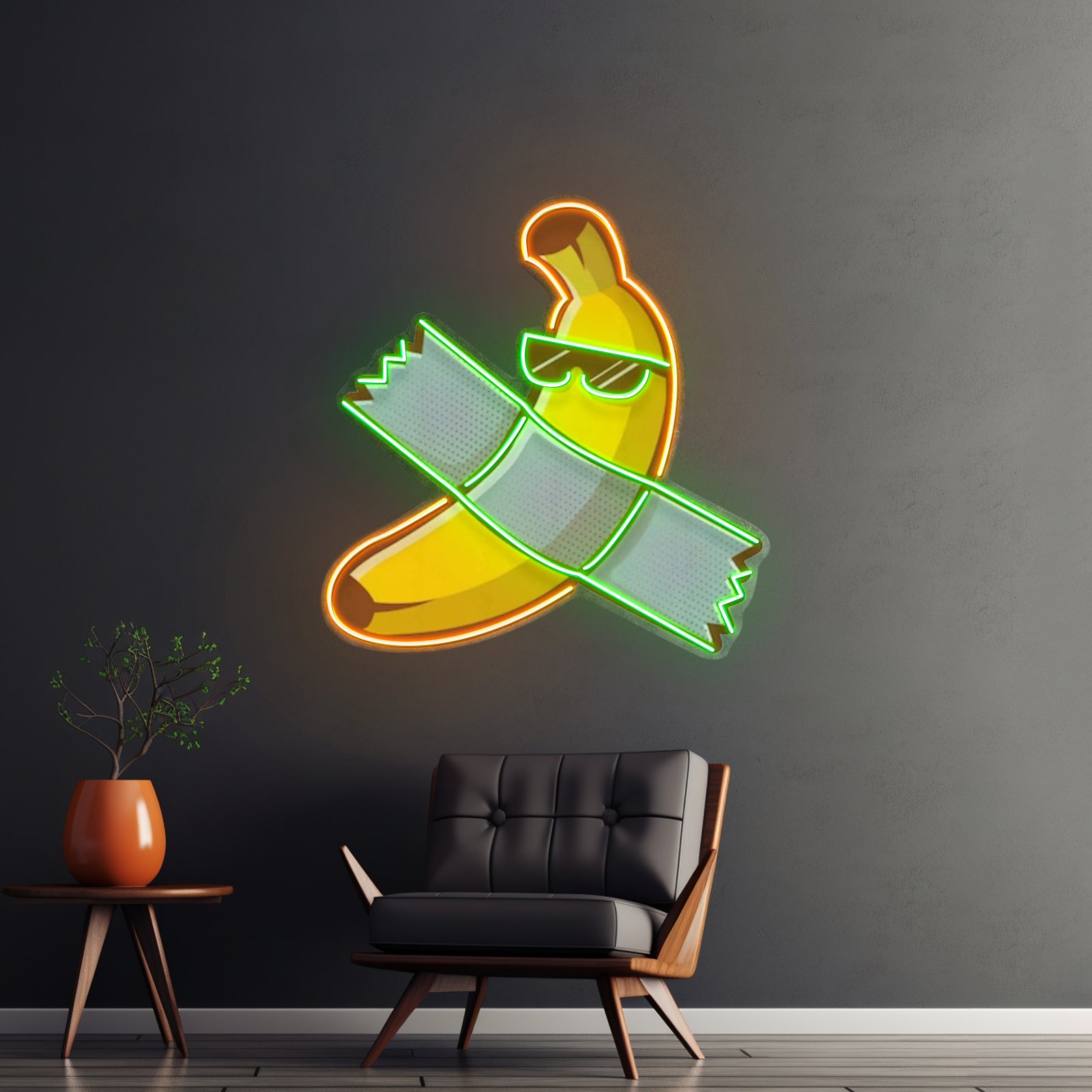 Banana Chilling Custom Led Signs Artwork For Sale - LED neon sign view 9