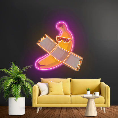 Banana Chilling Custom Led Signs Artwork For Sale - LED neon sign view 6