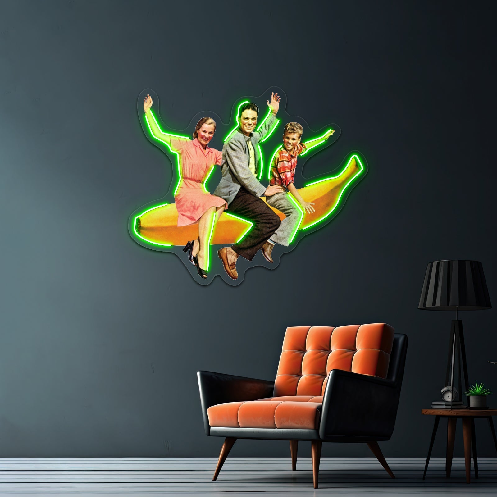 Banana Mint Cartoon Led Neon Sign Light Custom Led Signs - Shineneon