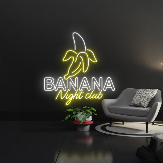 Banana Night Club Led Sign