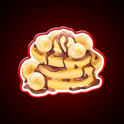 Banana Pancakes Snack Food Led Neon Sign Rgb Color - Shineneon