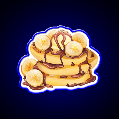 Banana Pancakes Snack Food Led Neon Sign Rgb Color - Shineneon