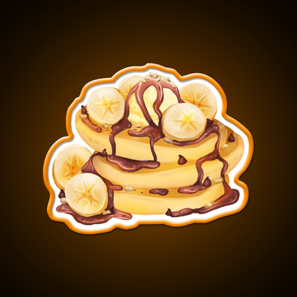 Banana Pancakes Snack Food Led Neon Sign Rgb Color - Shineneon
