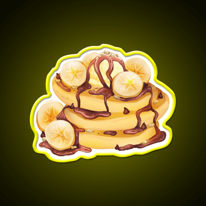 Banana Pancakes Snack Food Led Neon Sign Rgb Color - Shineneon
