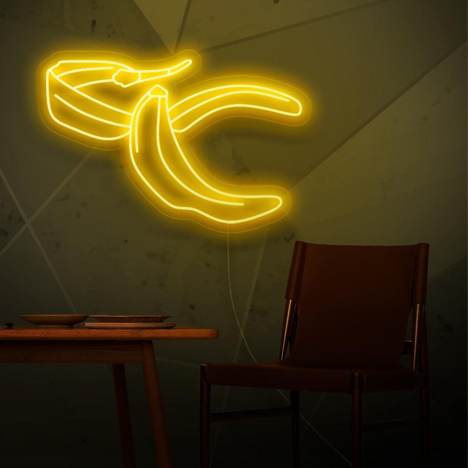 Banana Peel Led Neon Sign For Restaurant Cafe Wall Art | Shineneon