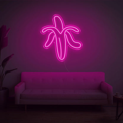 Banana Peel Yellow Led Neon Sign For Home And Cafe Decor | Shineneon
