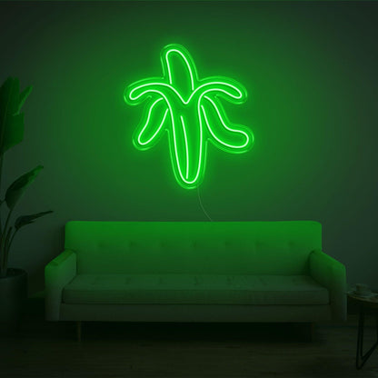 Banana Peel Yellow Led Neon Sign For Home And Cafe Decor | Shineneon