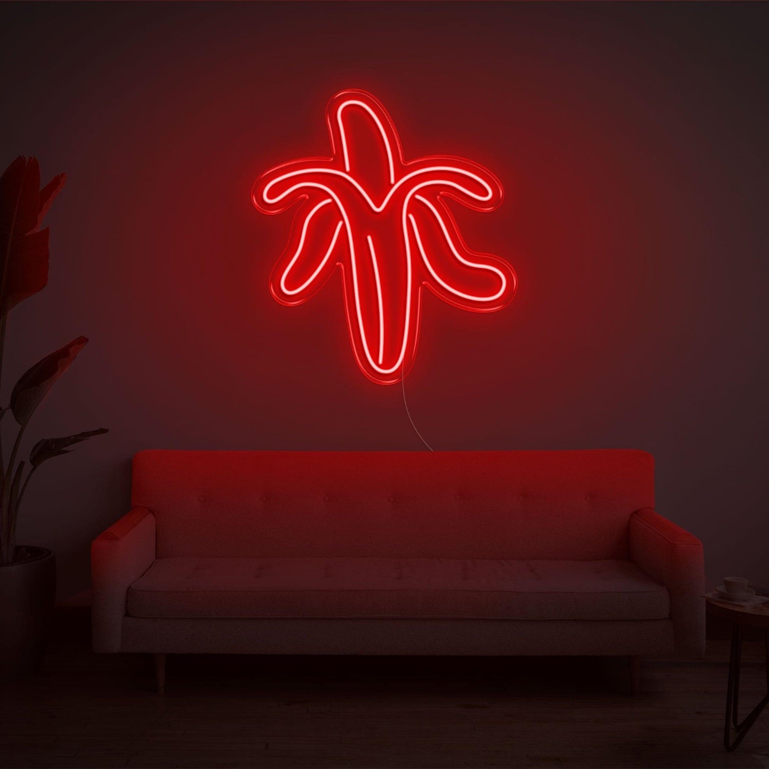 Banana Peel Yellow Led Neon Sign For Home And Cafe Decor | Shineneon