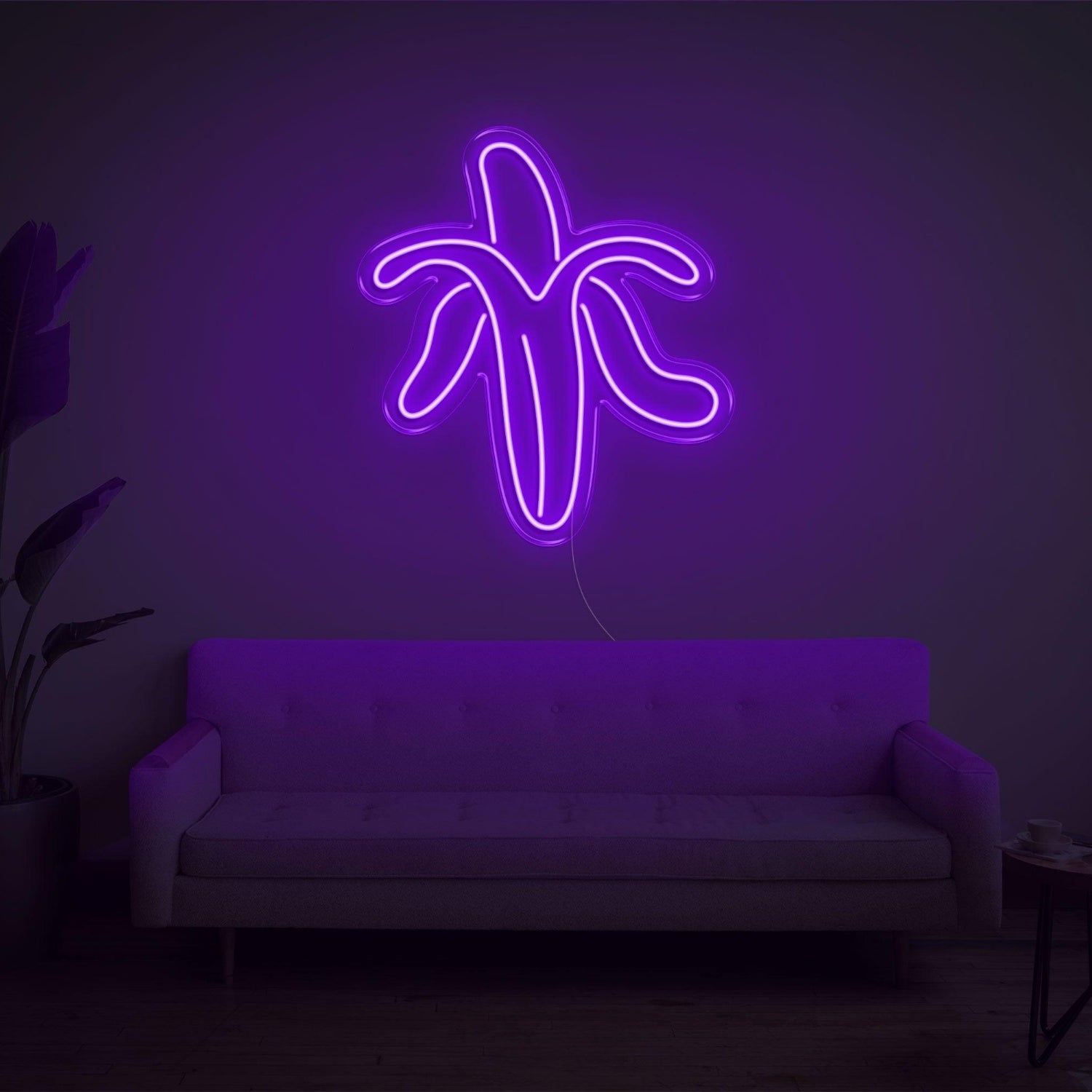 Banana Peel Yellow Led Neon Sign For Home And Cafe Decor | Shineneon