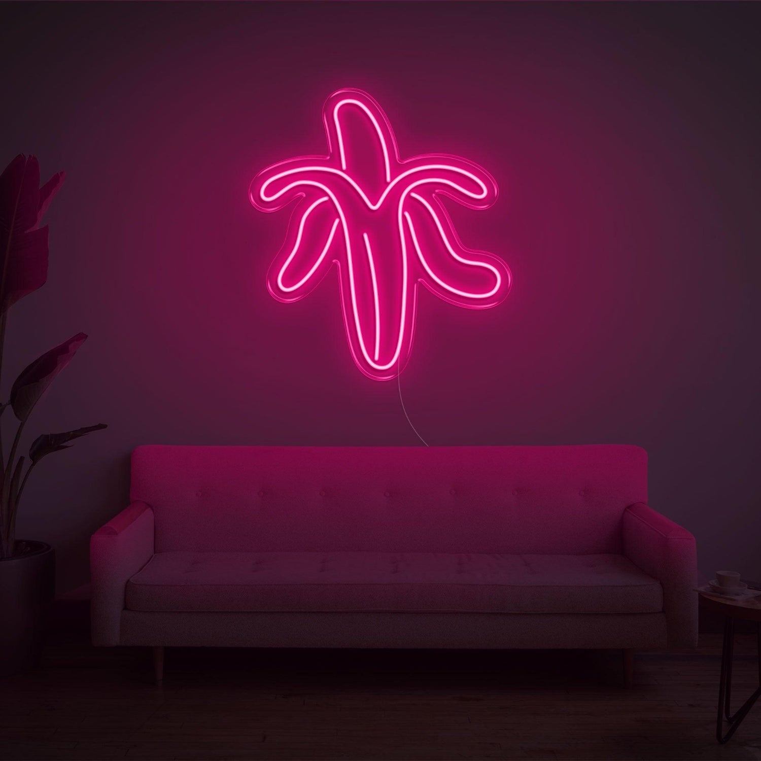 Banana Peel Yellow Led Neon Sign For Home And Cafe Decor | Shineneon