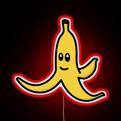 Banana Rgb Neon Sign - LED neon sign close-up detail