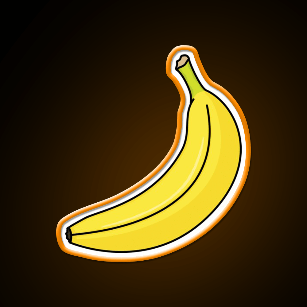 Banana V2 Snack Food Led Neon Sign Rgb Color - Shineneon