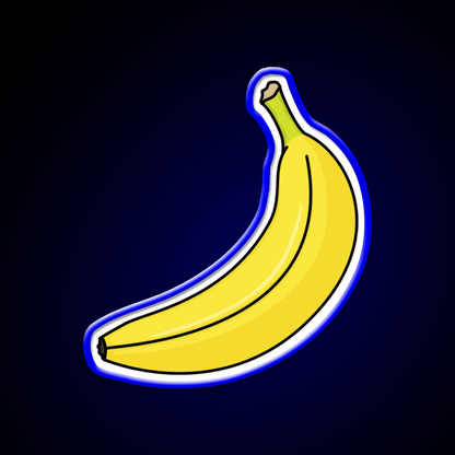 Banana V2 Snack Food Led Neon Sign Rgb Color - Shineneon