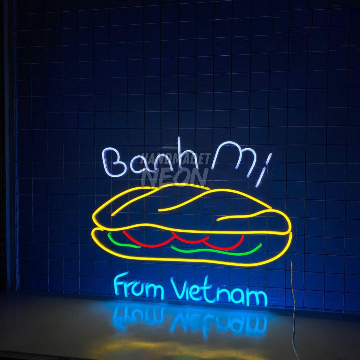 Banh Mi From Vietnamese Bread Led Neon Sign Food Store Wall Decor | Shineneon